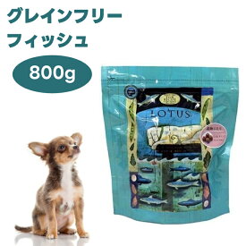 ロータス グレインフリー フィッシュレシピ 小粒 800g ドッグフード 犬 餌 オーブンベイク ヒューマングレード LOTUS