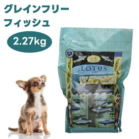 ロータス グレインフリー フィッシュレシピ 小粒 2.27kg ドッグフード 犬 餌 オーブンベイク ヒューマングレード LOTUS