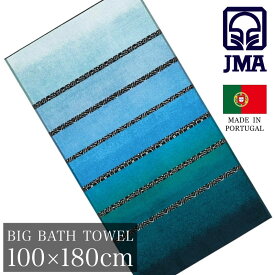 JMA ビッグバスタオル 100×180cm CACHOEIRA カショエイラ ジェイエムエー ブランド ポルトガル製 シャーリング 幾何柄 民族調 ソファカバー タオルケット ブランケット ひざ掛け ビーチタオル レジャータオル