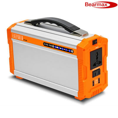 トラスト コンセントから充電するポータブル蓄電池 Bearmax ベアーマックス ポータブル蓄電池 エネポルタ KK9N0D18P EP-200 クマザキエイム 送料無料 有名な