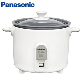 パナソニック 1.5合炊き 炊飯器 ミニクッカー SR-MC03-W ホワイト【送料無料】【KK9N0D18P】