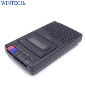 WINTECH ポータブル テープレコーダー HCT-03 ブラック ウィンテック【送料無料】【KK9N0D18P】