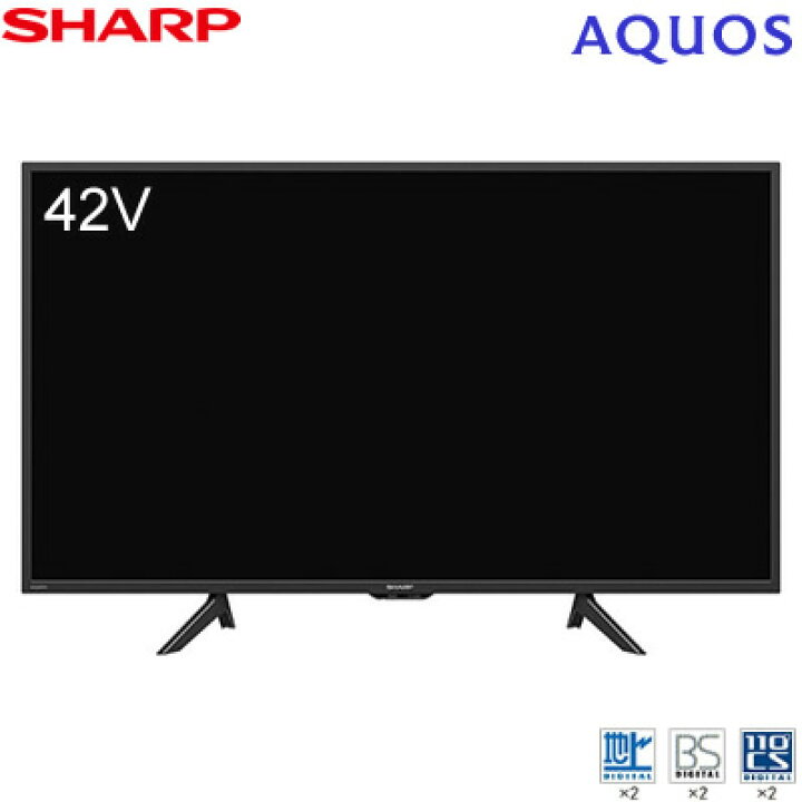 楽天市場】シャープ 42V型 液晶テレビ アクオス BE1ライン 2T-C42BE1 