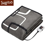 椙山紡織 プレミアムボア電気掛敷兼用毛布 ワイド 電気敷布 SB20KW15-DG ダークグレー Sugibo【送料無料…