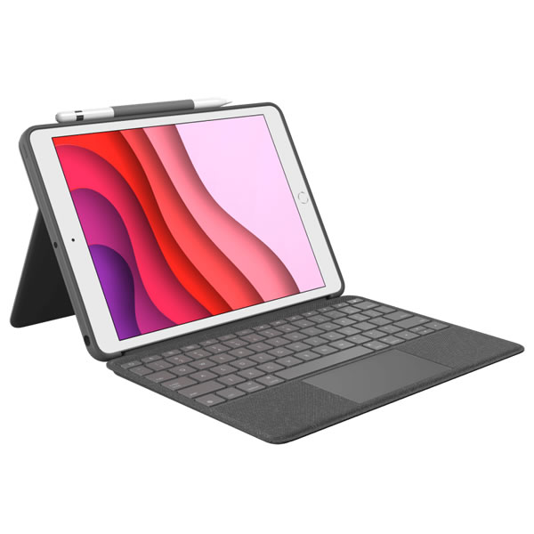 代引き手数料無料・送料無料  ロジクール iPad 10.2インチ 第7世代 第8世代 第9世代 用 バックライトキーボードケース iK1057BKA