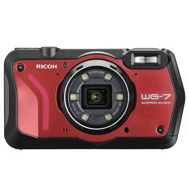 リコー デジタルカメラ WG-7-RD レッド【送料無料】【KK9N0D18P】