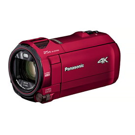 パナソニック デジタル 4K ビデオカメラ 内蔵メモリー64GB 4K AIR HC-VX992MS-R レッド【送料無料】【KK9N0D18P】