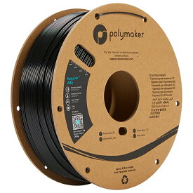 【当店対象！エントリーでP4倍！4月27日09:59迄】Polymaker PolyLite ABS フィラメント (1.75mm, 1kg) Black ブラック 3Dプリンター用 PE01001 ポリメーカー【送料無料】【KK9N0D18P】