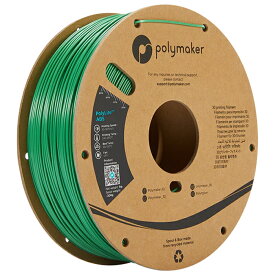 【当店対象！エントリーでP4倍！4月27日09:59迄】Polymaker PolyLite ABS フィラメント (1.75mm, 1kg) Green グリーン 3Dプリンター用 PE01005 ポリメーカー【送料無料】【KK9N0D18P】