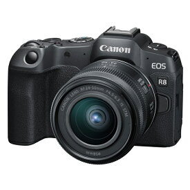 キヤノン カメラ EOS R8 RF24-50 IS STM レンズキット フルサイズミラーレスカメラ EOSR8-2450ISSTMLK 一眼 ミラーレス一眼 デジタル一眼 標準ズームレンズ 小型 軽量 Canon【送料無料】【KK9N0D18P】
