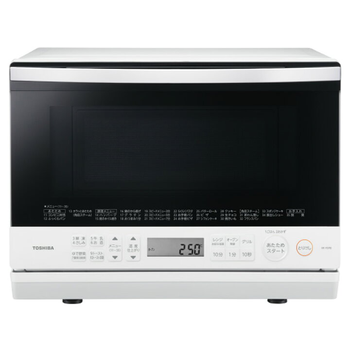楽天市場】東芝 オーブンレンジ 石窯ドーム 角皿式スチーム 26L ER 