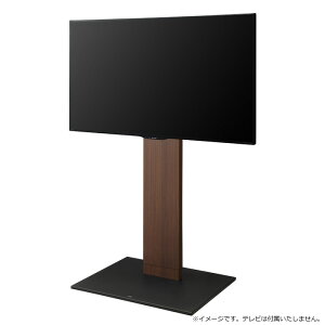 テレビ台 ハイタイプ 32〜60v対応 WALLインテリアテレビスタンド V2 CASTER WLTVN6-WN ウォールナット 木目 マストバイ テレビスタンド TVスタンド キャスター付き フラットベース 自立型 背面収納