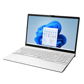 富士通 15.6型ワイド フルHD ノートパソコン FMV LIFEBOOK AH480/H Office搭載 FMVA480HW プレミアムホワイト Windows11 AMD Ryzen 5 SSD256GB メモリ16GB DVDドライブ ノートPC WEBカメラ内蔵 ライフブック【送料無料】【KK9N0D18P】