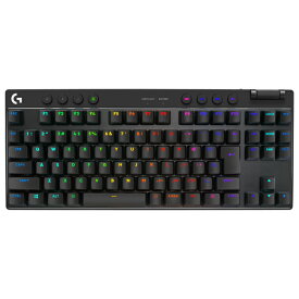 【当店対象！エントリーでP4倍！4月27日09:59迄】ロジクール G ワイヤレス ゲーミング キーボード PRO X TKL LIGHTSPEED GXキースイッチ タクタイル G-PKB-003WL-TCBK ブラック 日本語配列 テンキーレス 無線【送料無料】【KK9N0D18P】