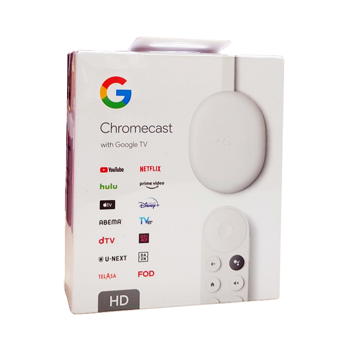 Google Chromecast with Google TV HD GA03131-JP グーグルクロームキャスト  Snow【送料無料】【KK9N0D18P】 | 安心家電販売　ＰＣあきんど