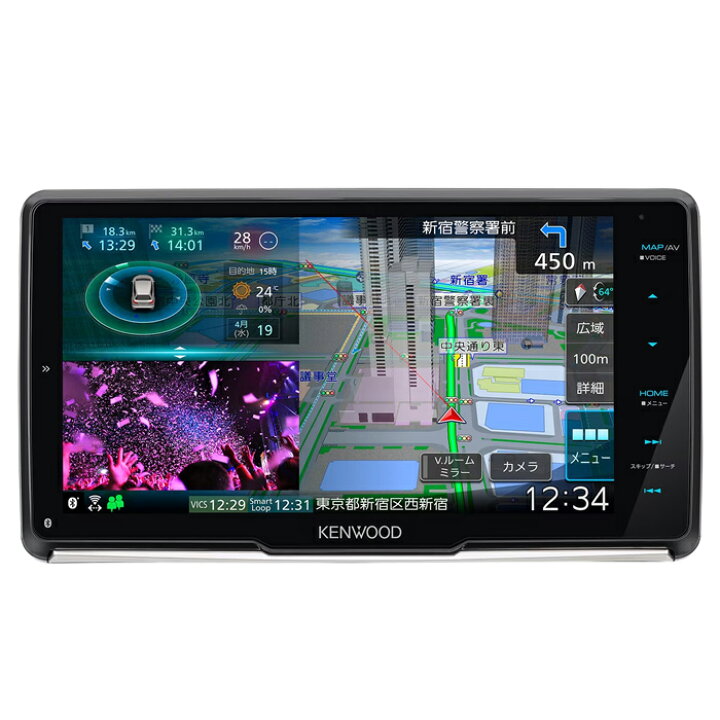 楽天市場】ケンウッド MDV-M910HDF カーナビ 彩速ナビ 9V型 