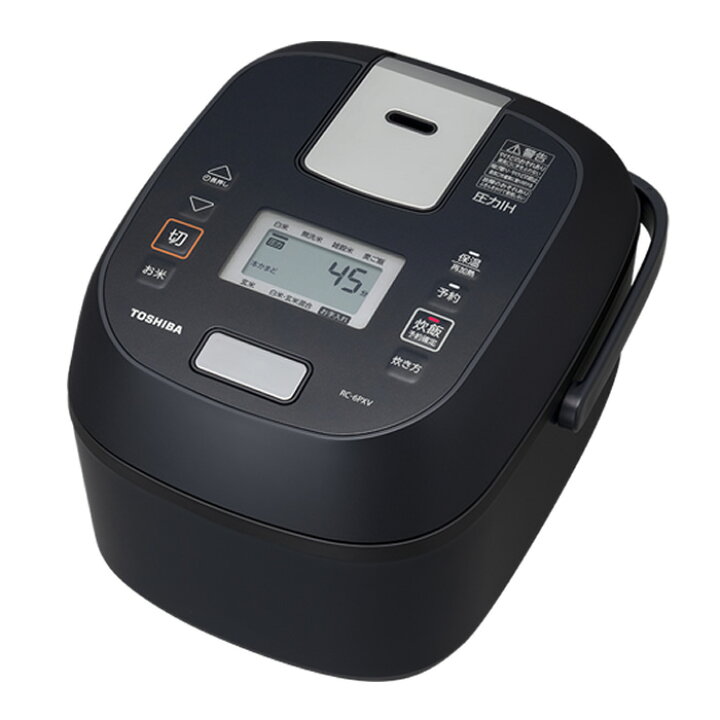楽天市場】東芝 炊飯器 3.5合炊き圧力IH 炎匠炊き RC-6PXV-K ブラック  