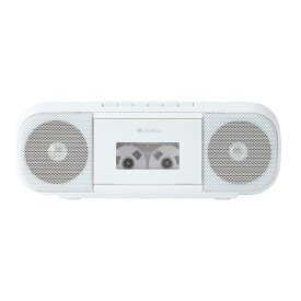 東芝 CDラジカセ CDラジオカセットレコーダー TY-CDS9-W ホワイト ワイドFM 高音質 コンパクト CD FM/AM カセットテープ【送料無料】【KK9N0D18P】