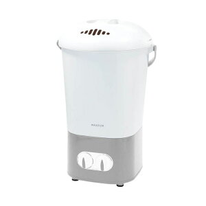 マクスゼン 小型洗濯機 洗濯容量700g バケツ洗濯機 洗濯のみ ミニ洗濯機 JW06HD01-GR グレー セカンド洗濯機 簡単操作 小型 軽量 ちょこっと洗い タイマー付き 水流設定2通り コンパクト収納可