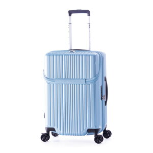 A.L.I ハードキャリーケース FILPake フィルパケ TopOpen 5〜7泊 52L〜62L ALI-6060TP-22W-ASAQ アッシュアクア アジア・ラゲージ スーツケース 手荷物預け無料サイズ 拡張機能搭載 トップオープンタイプ