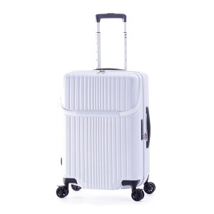 A.L.I ハードキャリーケース FILPake フィルパケ TopOpen 5〜7泊 52L〜62L ALI-6060TP-22W-WH ホワイト アジア・ラゲージ スーツケース 手荷物預け無料サイズ 拡張機能搭載 トップオープンタイプ【送料無