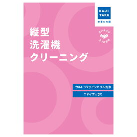 カジタク 洗濯機クリーニング 縦型 cleaning-30 家事代行【送料無料】【KK9N0D18P】