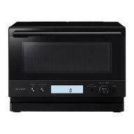 【即納】シャープ オーブンレンジ 23L 角皿スチームモデル PLAINLY RE-WF236-B ブラック コンパクト 縦開…