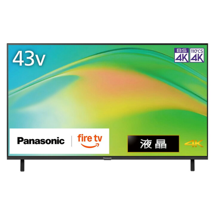楽天市場】パナソニック 43V型 4K液晶テレビ ビエラ TV-43W80B 4K 