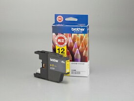 【2個セット】ブラザー 純正品 インクカートリッジ イエロー LC12Y-2P 【送料無料】【KK9N0D18P】