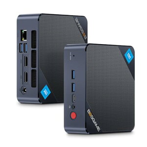 BOSGAME ~jPC Windows 11 Ce12 Mini PC N100 16GB DDR4 3200Mhz 512GB M.2 SSD 4K@60Hz Wi-Fi 5 BT Type-C(PDdT|[g) 2.5G LAN USB 3.2 É ȓd͏^p\R