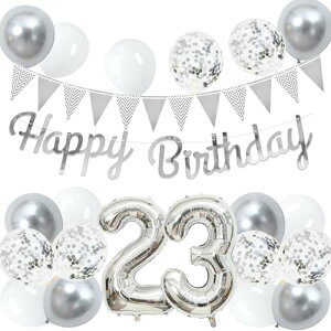 23 a o[ D Zbg 傫 40inch Vo[ a  o[ t 100cm nbs[ o[Xf[ HAPPY BIRTHDAY K[h 12inch Vo[ zCg D18pcs t Zbg q