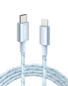 Anker ϋviC USB-C & CgjOP[u MFiF USB PDΉ iPhone 13 / 13 Pro / 12 / SE(3) eΉ (1.8m u[zCg)