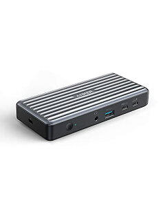 Anker PowerExpand 9-in-1 USB-C PD Dock hbLOXe[V 60Wo 20W USB Power Delivery/4KΉ HDMI fBXvCA|[g 1Gbps C[Tlbg|[g 3.5mmI[fBIWbN