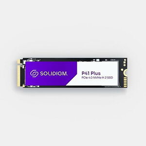 \_C Solidigm  SSD 512GB P41 Plus ǍxF4,125MB/b(ő)A M.2 2280 A PCIe 4.0 C^tF[X T|[g 512GB / (SSDPFKNU512GZX1 /A) Kʕi