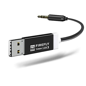 TUNAI Firefly LDAC BluetoothV[o[F ^ nC] USB DAC 3.5mmAUX  Bluetooth M@ 5.0A_v^[ ԍ/ƒp AUX y USB [dsv J[I[fBI carplay (ubN)