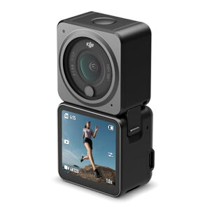 DJI Action 2 Dual ScreenR{(32GB) ANVJ yKiz 4K fA OLED^b`XN[ Lp155°FOV Wo Cő u␳Zp hJ VlogANVX|[cB