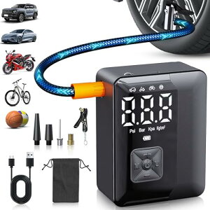 YUHAFO ] C d   2025Z?vV 6000mAheʓdr ő刳150PSI [d p  ĎouΉ oCN I[goC }}` {[p LEDCg ~ Cw