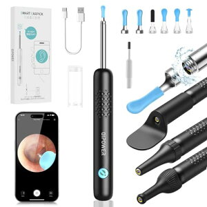 QiPower  J QE-1-plus O C[XR[v |  鎨 3.5mm ɍ׃Y IP67h WIFIڑ [d LED Cg CX 쎨 Android/iOSΉ ̓ ̓ Mt