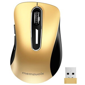 Memzuoix 2.4G F 5 {^}EX m[gp\REPCEfXNgbv I1400DPI xŁAUSB V[otA|[^uȓdrŁAݑp