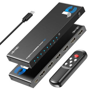 y4KŁzJCHICI HDMI ؂ւ 51o 4K@60Hz/2K@120Hz/1080P@240Hz HDMI2.0ؑ֊ ZN^[ Rt HDCP 2.2/HDMI 2.0 HDR 3DΉ Iׂ鎩E蓮ؑ֋@\ yPS3/PS4/PS5/Switch2mFς݁zS