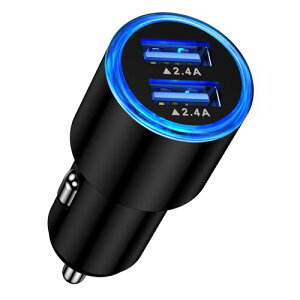 USB VK[\Pbg 24W ԏ[d 4.8A }[d 2|[g [\Pbg USB-A RpNgTCY J[`[W[ ԍڏ[d yʉ ϋv LEDCgt iPhone16/15/14/13/SE/12/11/X/8/Mini/pro Xperia