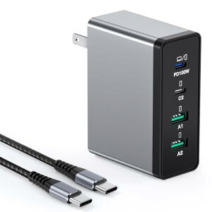 o140W USB C[d ^CvC GaN }[d 4|[g RpNgPDvO [2x USBC+2x USBA] Ǌ|\Pbg ő4䓯[ PSEZpKi PD3.0/QC3.0/PPS[d MacBook/^ubg/m[gp\