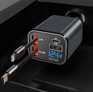 y2025^݌vz CARXtruck 莮[dP[u  [d VK[\Pbg 4䓯[d\ LED\d }[d X}z iphone/iPad/Galaxy/AQUOS/XperiaΉ 12V-24VԑΉ J[pi ԗpi o 