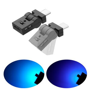 GIMUYA XCO Type-C LEDCg USB ԓp 8F Ǝ˕ؑ 180°U _ [@\  ArGgCg RGB USBd C~l[V ^Cvc ~jCg ^ y ԃANZT