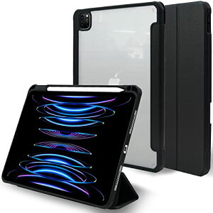 MS factory iPad Pro 11C` 4/3/2 p P[X 2022 2021 2020 wʓ yV[ Jo[ 4/3/2 ϏՌ y X^h I[gX[v Apple Pencil [dΉ ubN  IPDP11/4-NO-DET-BK