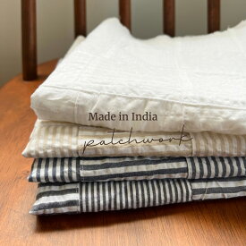 インド綿 サッカー パッチワーク ストライプ ボーダー 可愛い シンプル おしゃれ 手芸 着分 かわいい 布 生地 柄 手作り 北欧 小物 ハンドメイド