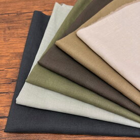 【店長おすすめ】 シーチング生地 コットンリネン コットン85％ リネン15％ 綿麻シーチング 薄手 やわらかい カバン ナチュラル 洋服 雑貨 インテリアファブリック ビッグライズ加工 オーガニックコットン