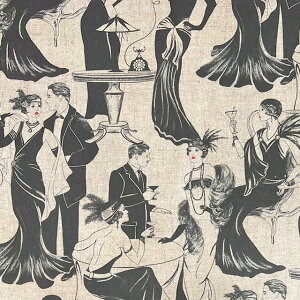 オックス生地 デジタルプリント Vilber バッグ ポーチ エプロン ランチョンマット 巾着 スペイン パーティ