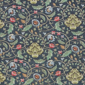 ヨーロピアンゴブラン織 花柄 ジャカード生地（EUインポート）ゴブラン ゴブラン織 ジャカード EU輸入 ヨーロッパ生地 花柄 クラシック モリス風 インテリア バッグ カーテン クッションカバー 生地 厚手 高級感