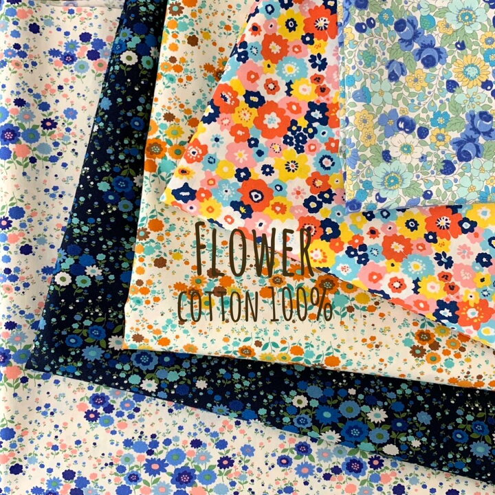 楽天市場】花 小花 おしゃれ 綿 コットン100% コットン 生地 花柄  
